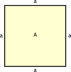 What is the area of a square